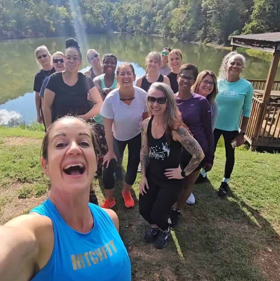 Relaxing group retreat by the lake at Soulfit Retreat.